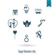 Happy Valentines Day Icons N404