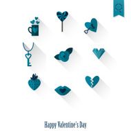 Happy Valentines Day Icons N407