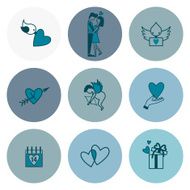 Happy Valentines Day Icons N410