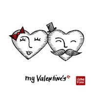 Valentine card N32