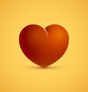 Icon of red heart