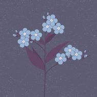 Blue Flower N4