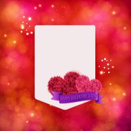 Valentines Day vector card design