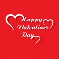 Valentine&#039;s day greeting card design vector illustration N4