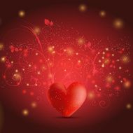 Floral Heart Background N5
