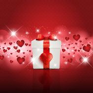 Valentine's Day gift boxbackground