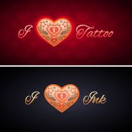 Simple I Love Ink Card