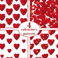 Valentines day Abstract paper hearts Love Valentine background with hearts N115