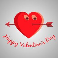 Valentine cartoon heart