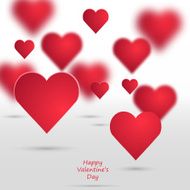 Vector Valentine Hearts Background
