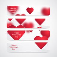 Vector Valentine Hearts Background N2