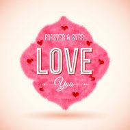Fluffy icon for Your romantic design Vector illustration N3