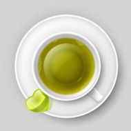 Romantic tea drinking