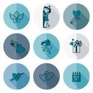 Happy Valentines Day Icons N435