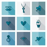Happy Valentines Day Icons N436