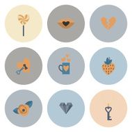 Happy Valentines Day Icons N447