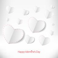 Valentines day love card with heart sign N3