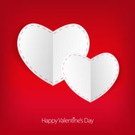 Valentines day love card with heart sign N6