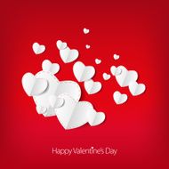 Valentines day love card with heart sign N7