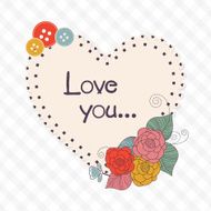 Valentines Day celebration with heart shape frame