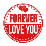 Forever love you stamp