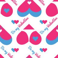 Seamless pattern for Valentine&#039;s da