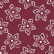 Seamless with vintage floral pattern N190