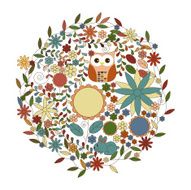 Flower Circle Vector