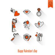 Happy Valentines Day Icons N458