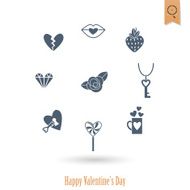 Happy Valentines Day Icons N461