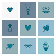 Happy Valentines Day Icons N470