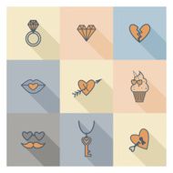 Happy Valentines Day Icons N475
