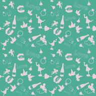 Seamless valentine&#039;s pattern