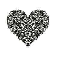 Floral heart N41