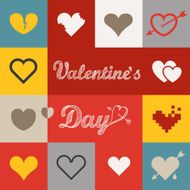 Different abstract heart icons collection N2