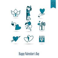 Happy Valentines Day Icons N483
