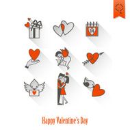 Happy Valentines Day Icons N486