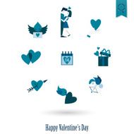 Happy Valentines Day Icons N488