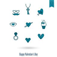 Happy Valentines Day Icons N489