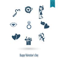 Happy Valentines Day Icons N490