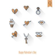 Happy Valentines Day Icons N492