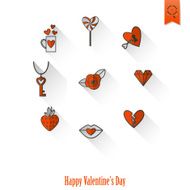 Happy Valentines Day Icons N494