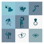 Happy Valentines Day Icons N496