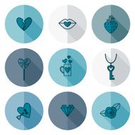 Happy Valentines Day Icons N497