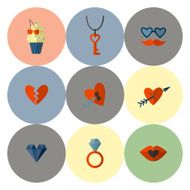 Happy Valentines Day Icons N508