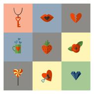 Happy Valentines Day Icons N509