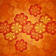 Colorful Modern Floral Motif Design