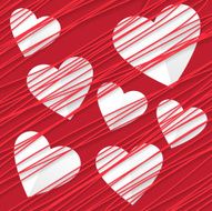 Happy Valentines Day red background