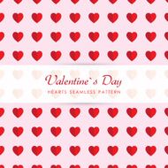 valentine`s day seamless pattern with repeating hearts