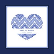 Vector purple drops chevron heart symbol frame pattern invitation greeting